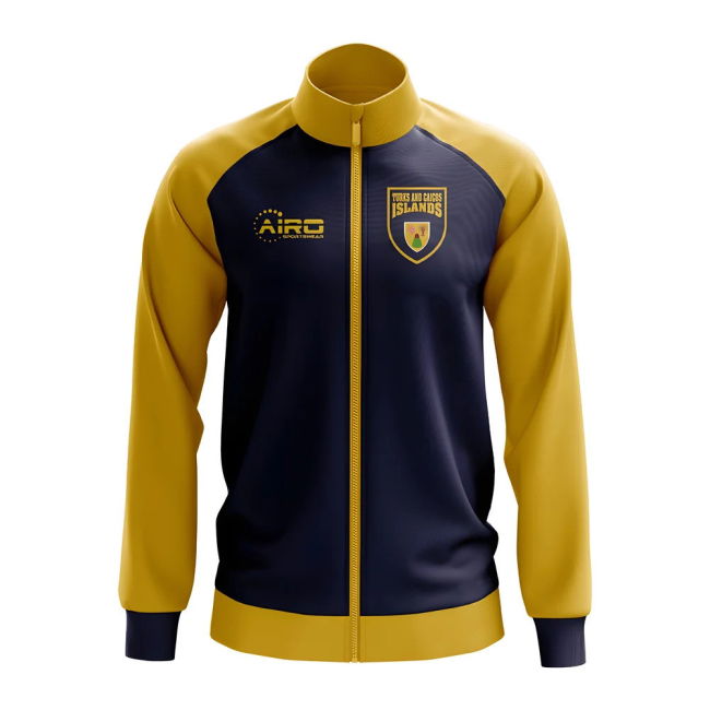 Kit Turks And Caicos Islands Concept Football Track Jacket (Black)
