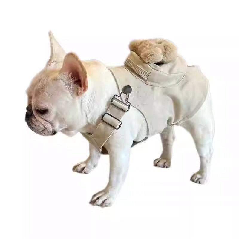 Pressure-Balanced Cubipack Frenchie Bear Backpack Vest – Breathable S...