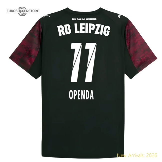 Genuine 2025-2026 Red Bull Leipzig Third Shirt (Openda 11)