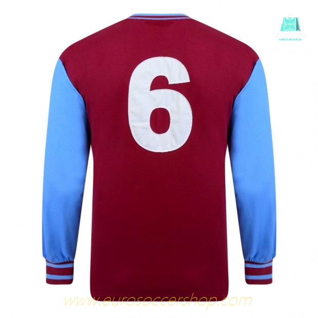 Score Draw West Ham United 1964 FA Cup Final No6 Retro Football Shirt
