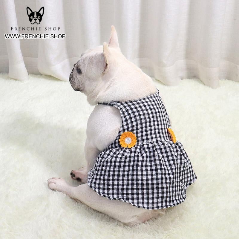 French Bulldog Trendy Skirt Frenchie Summer Dress (w313) Durable Dog Item
