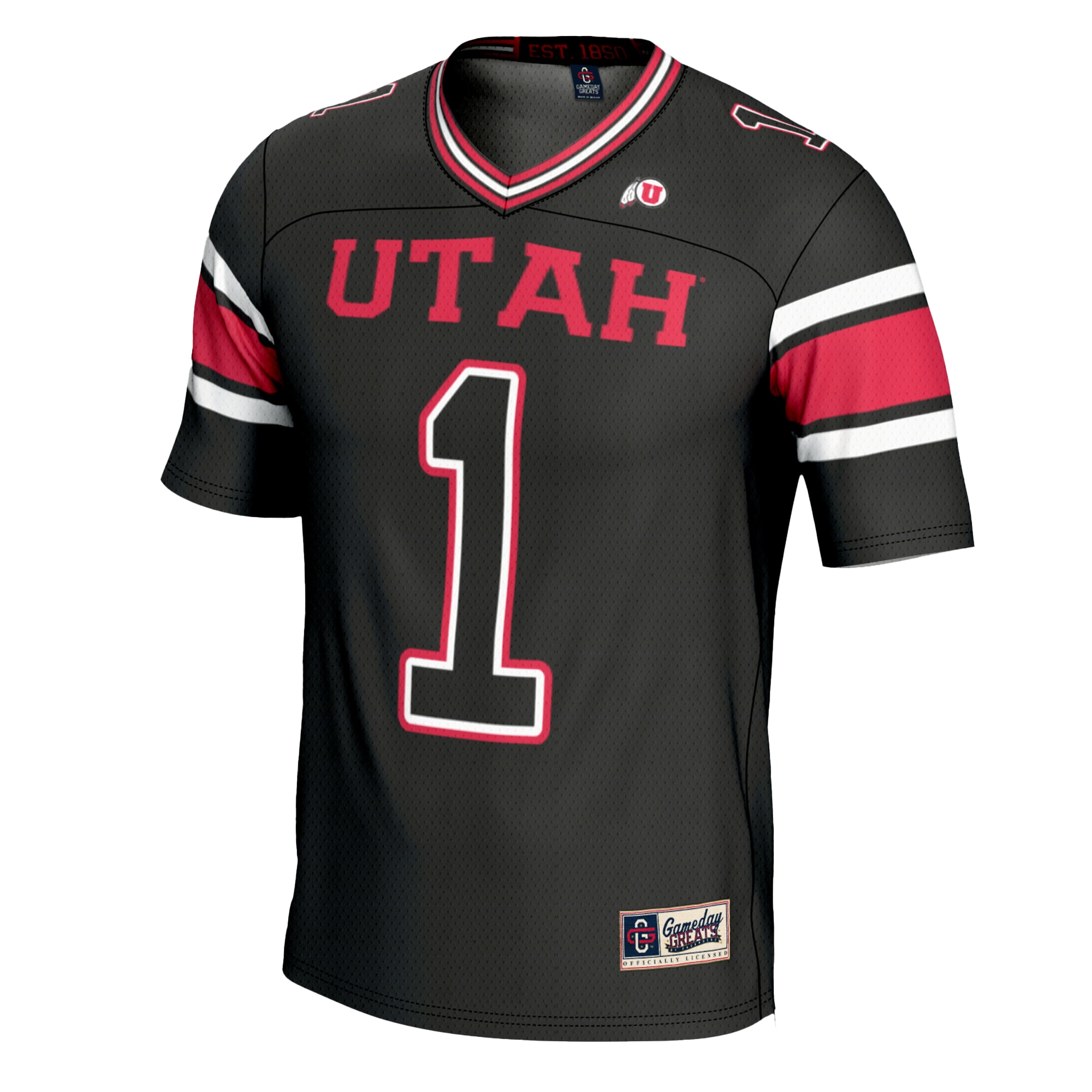 #1 Utah Utes GameDay Greats 26/27 Football Jersey - Black