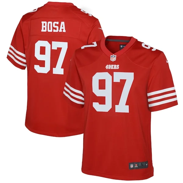 San Francisco 49ers Game NFL Jersey - Scarlet | Official Football A...