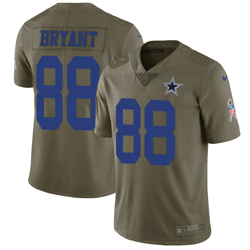 Official NFL Dallas Cowboys #88 Dez Bryant Team Color Limited Jersey