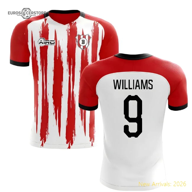 Top-tier La Liga Team Home Williams Jersey 2025-2026 Moisture-wicking