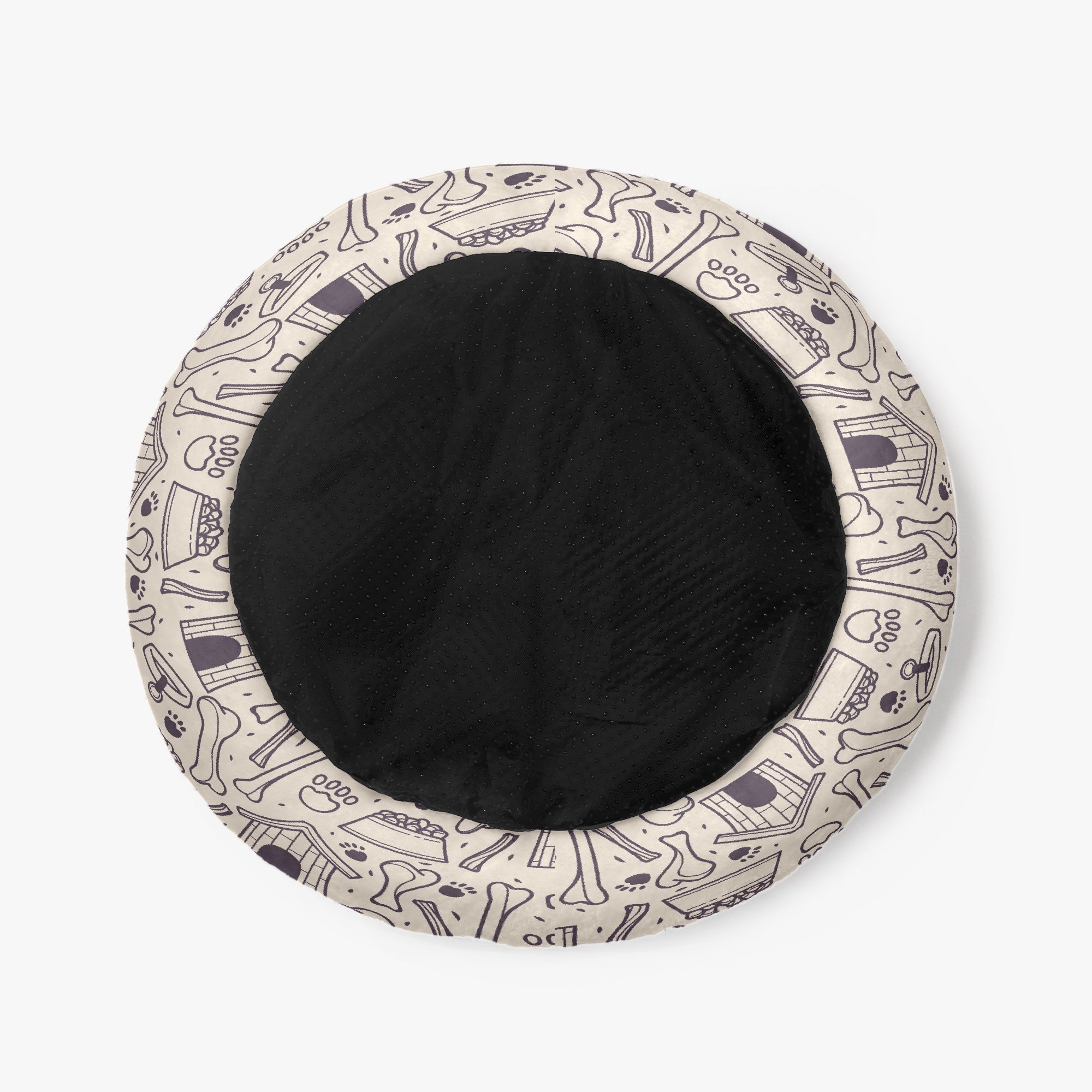 | Personalized Anti-anxiety Donut Bed For French Bulldogs Summer Wear