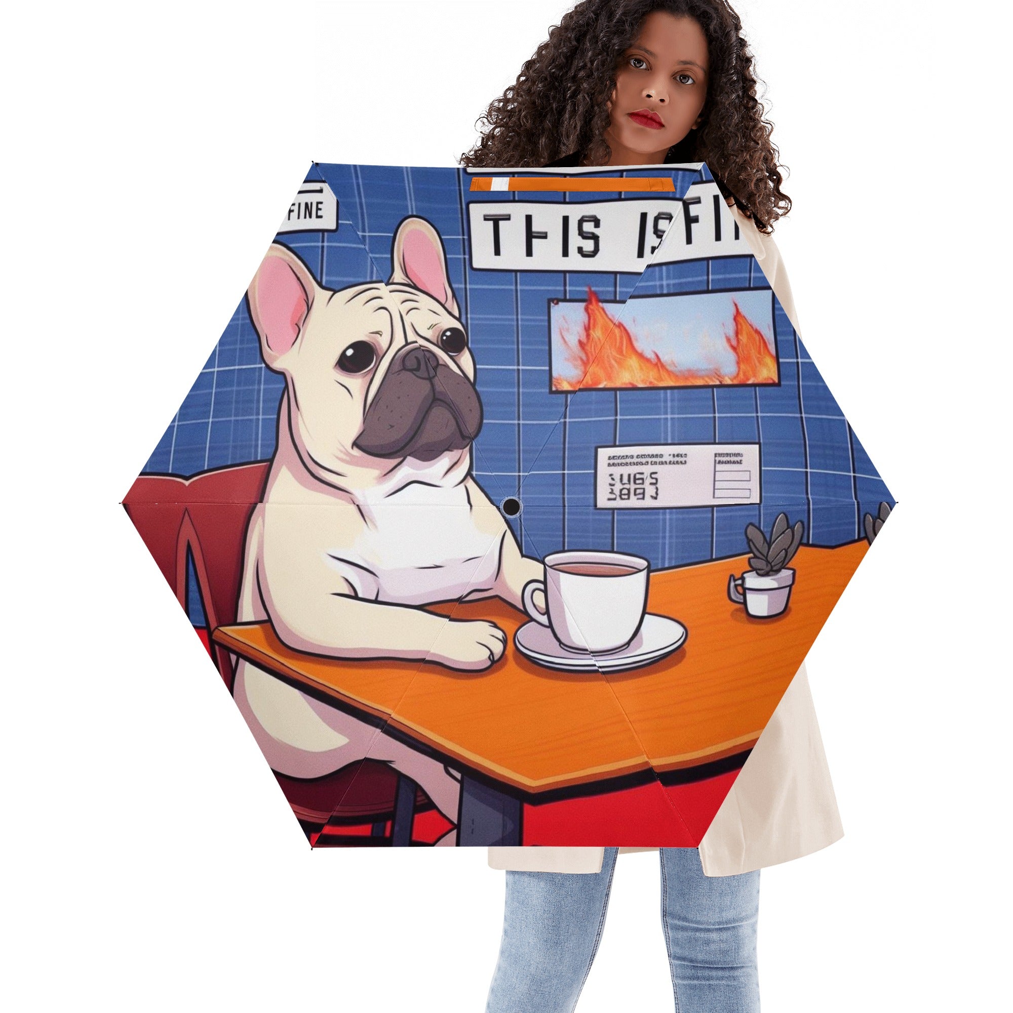 Minimal-Aesthetic Trendy Gracie - Umbrella for Pet Enthusiasts Durable