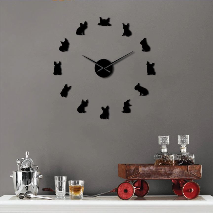 French Bulldog The Frenchie Clock (ws77) Cute Frenchie Essential