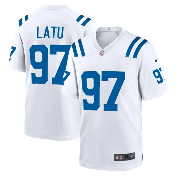 None Laiatu Latu Game Jersey - White | NFL Player Jersey | NFL Footbal