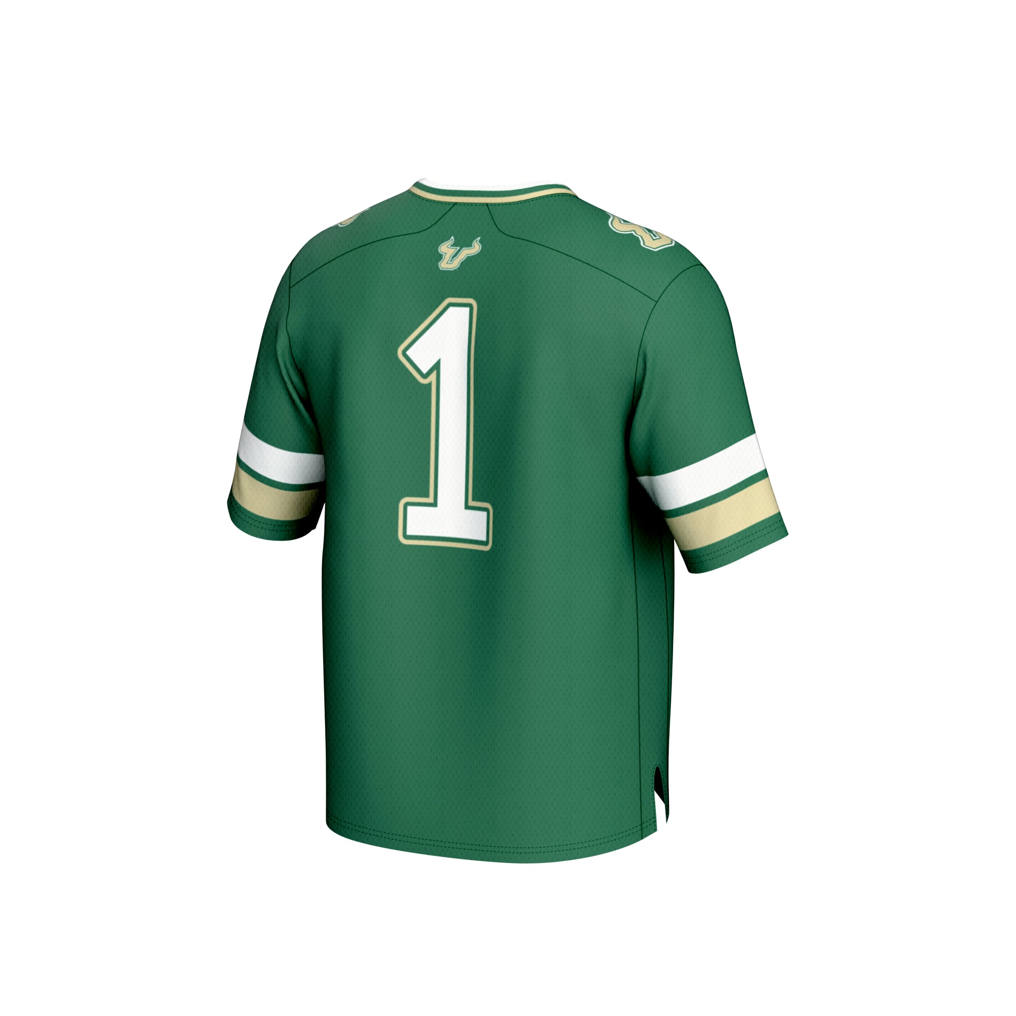 #1 Green South Florida Bulls Lightweight Collegiate Football Fashion Jersey
