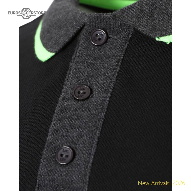 Fc Liverpool Fc Neon Panel Polo Mens Charcoal Small Fan Edition