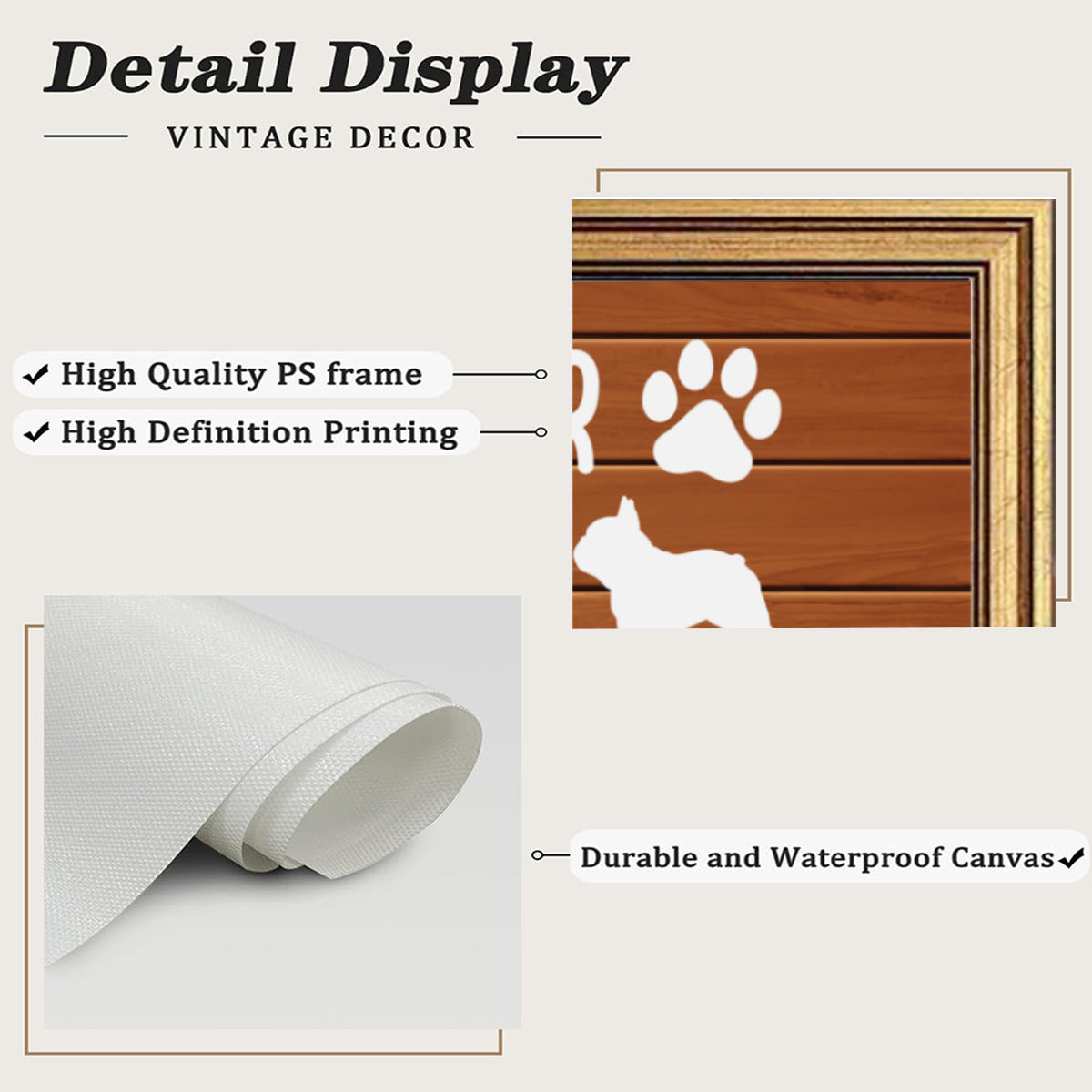 Trendy Personalized Framed Poster • Wall Decoration Frenchie Themed Wear