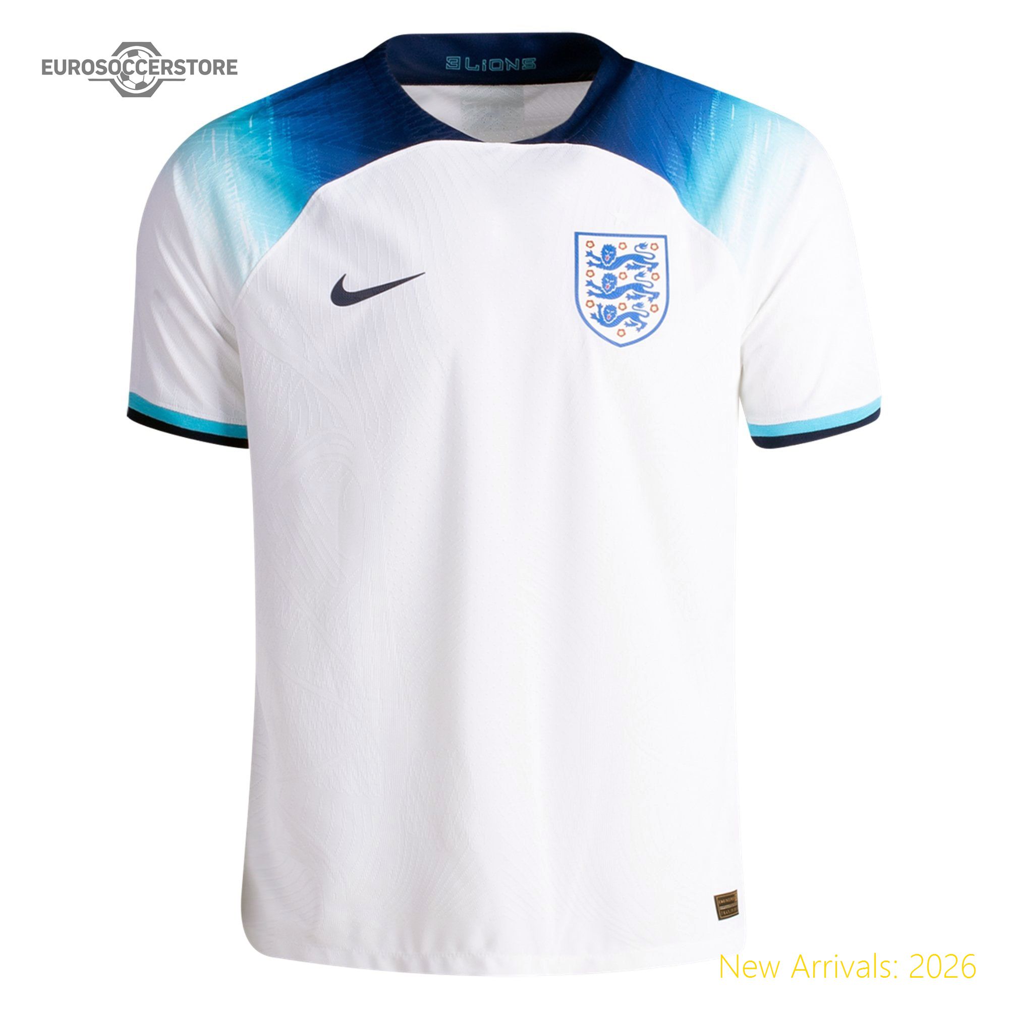 Iconic Design Men Eng England Home Superior Home Jersey 2022