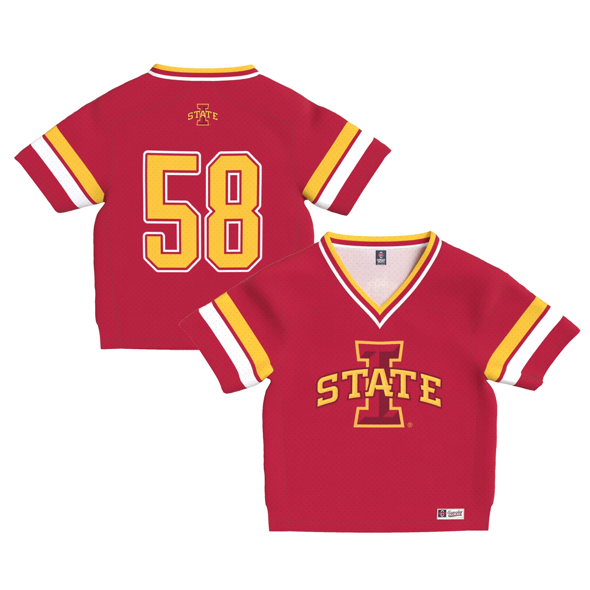 Iowa State Cyclones GameDay Greats Infant Lightweight Collegiate Football Fashion Jersey - Cardinal