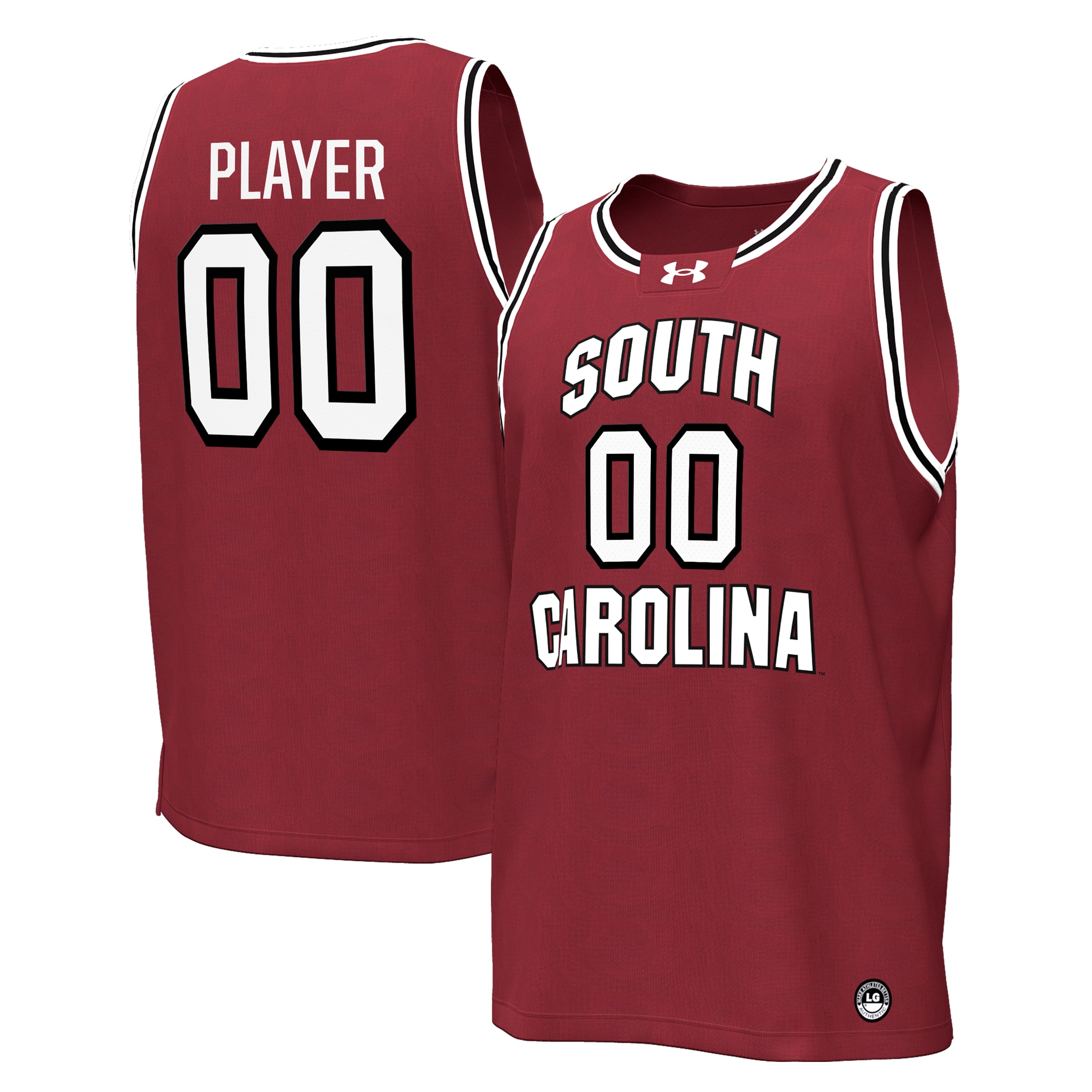 [NJP] Youth South Carolina Gamecocks NIL Pick-A-Player Men's Basketball Replica Jersey - Garnet