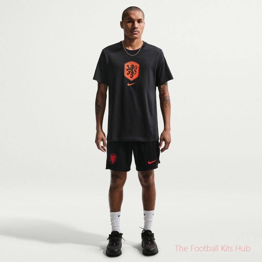 Holland T-Shirt Crest World Cup 2026 - Black