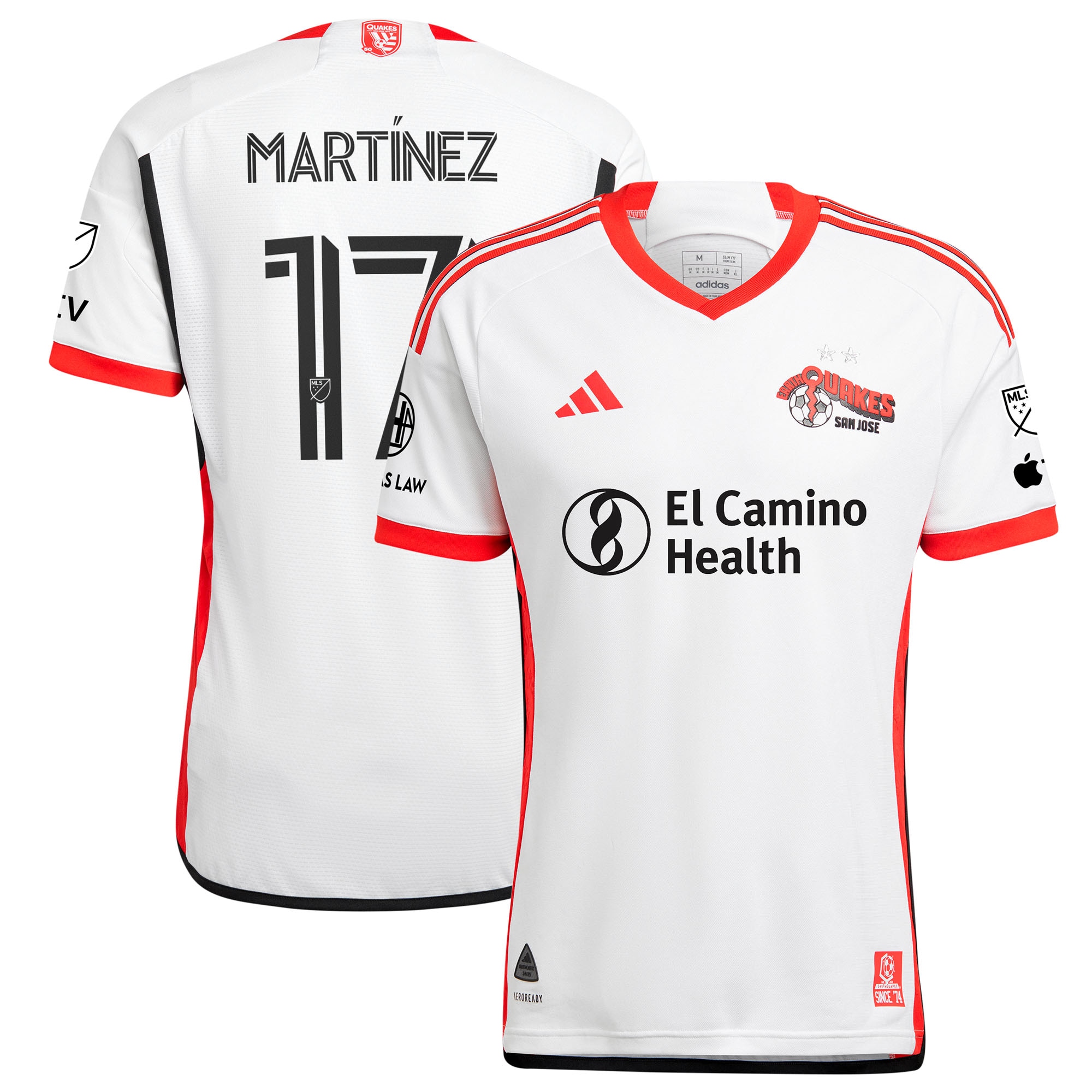 [SJH] Josef Martinez San Jose Earthquakes 2025 The 50 Kit Authentic Player Jersey - White