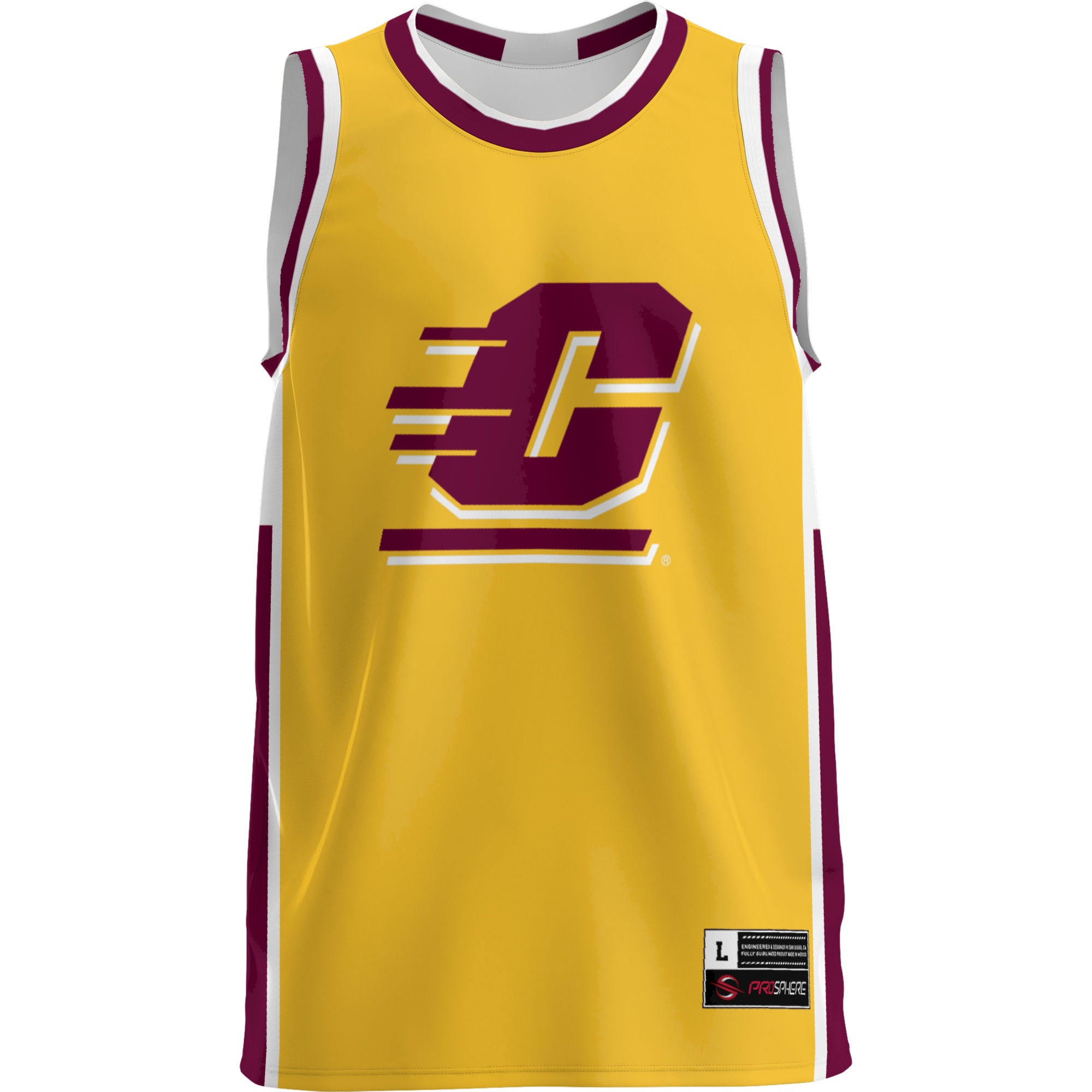 Central Michigan Chippewas GameDay Greats Lightweight Basketball Jersey - Maroon