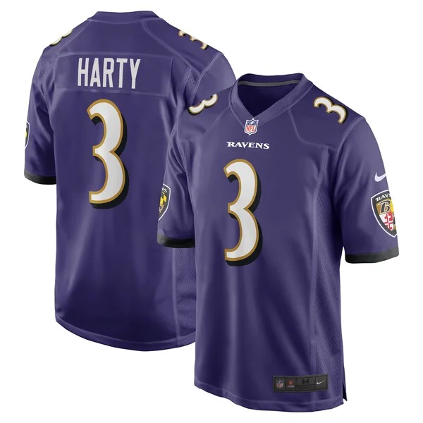 Performance Baltimore Ravens Game Jersey - Premium Purple NFL Fan J...