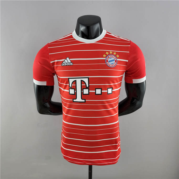 Premium Quality Bayern Munich 2223 Home Red Soccer Jersey Football