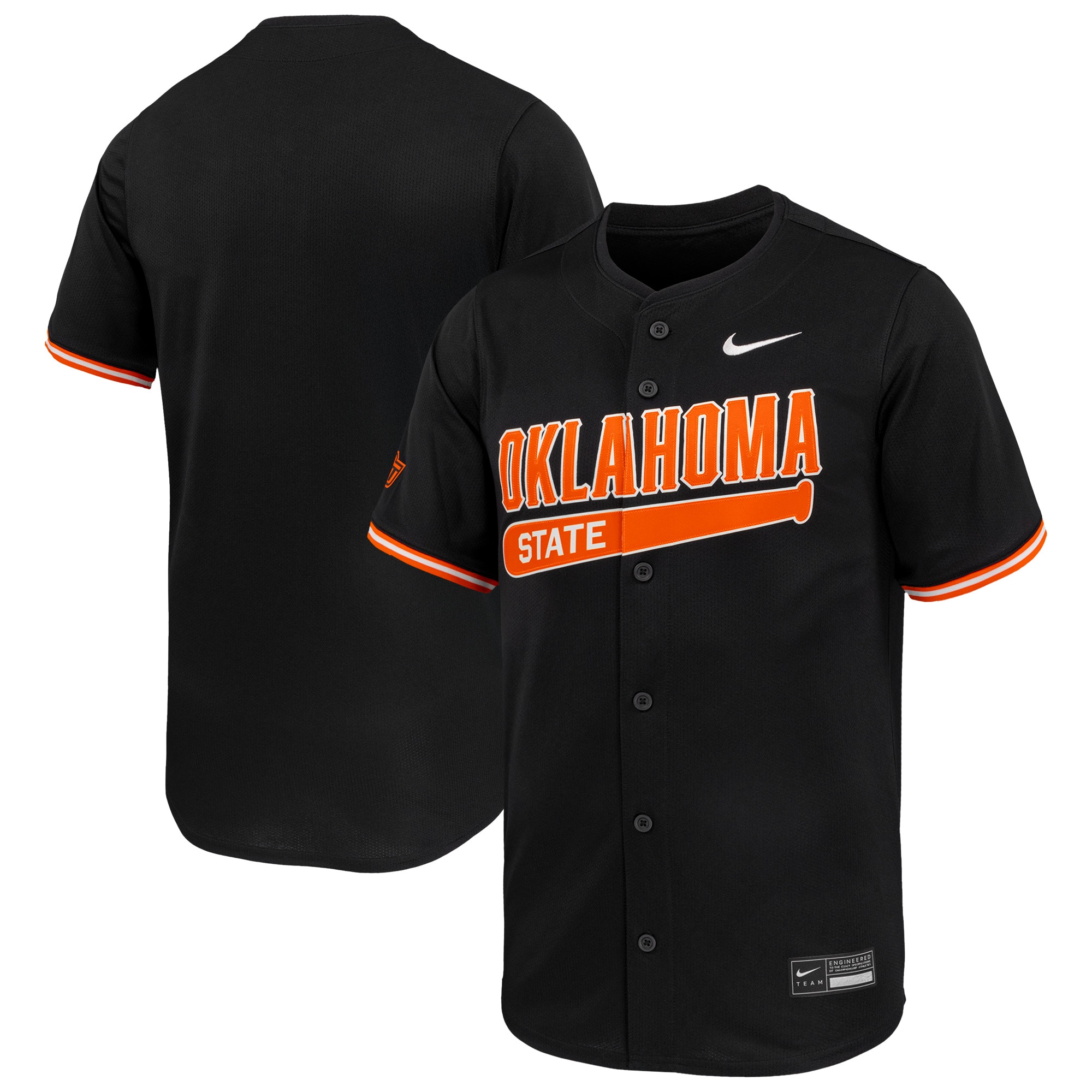 [NJP] Youth Oklahoma State Cowboys Limited Baseball Jersey - Black