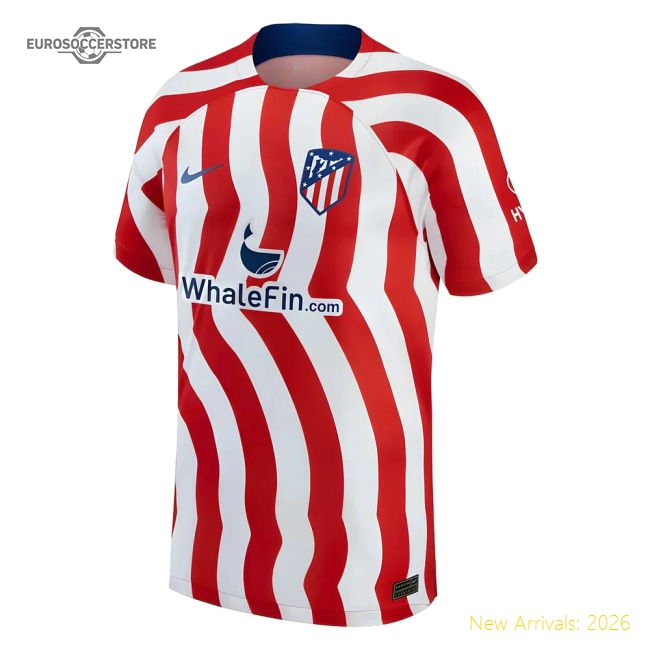 Supporter 2022-2023 Atletico Madrid Home Shirt (Griezmann 8)