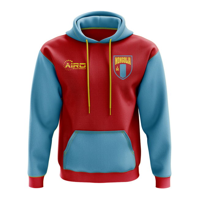 Top-Tier Elite Mongolia Concept Country Football Hoody (Red)