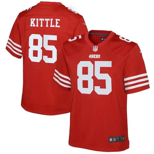Official SF 49ers Game Jersey - Scarlet | NFL Fan Apparel | NFL Footba