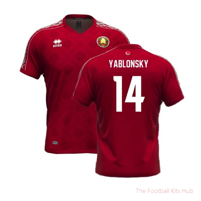2024-2025 Belarus Home Shirt (Yablonsky 14)