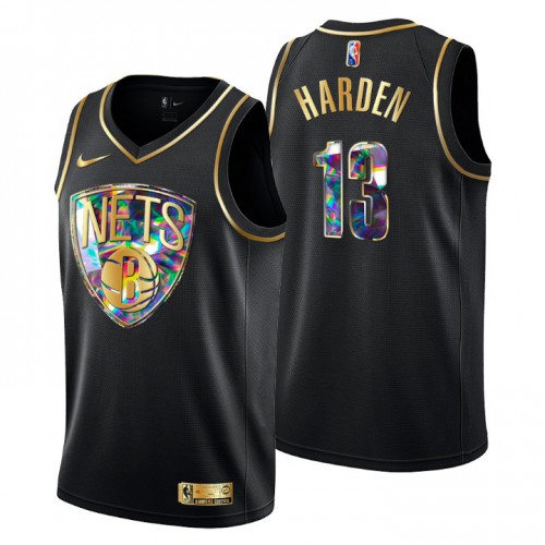 Black BKN James Harden #13 Jersey Basketball Jersey NBA Fan Apparel