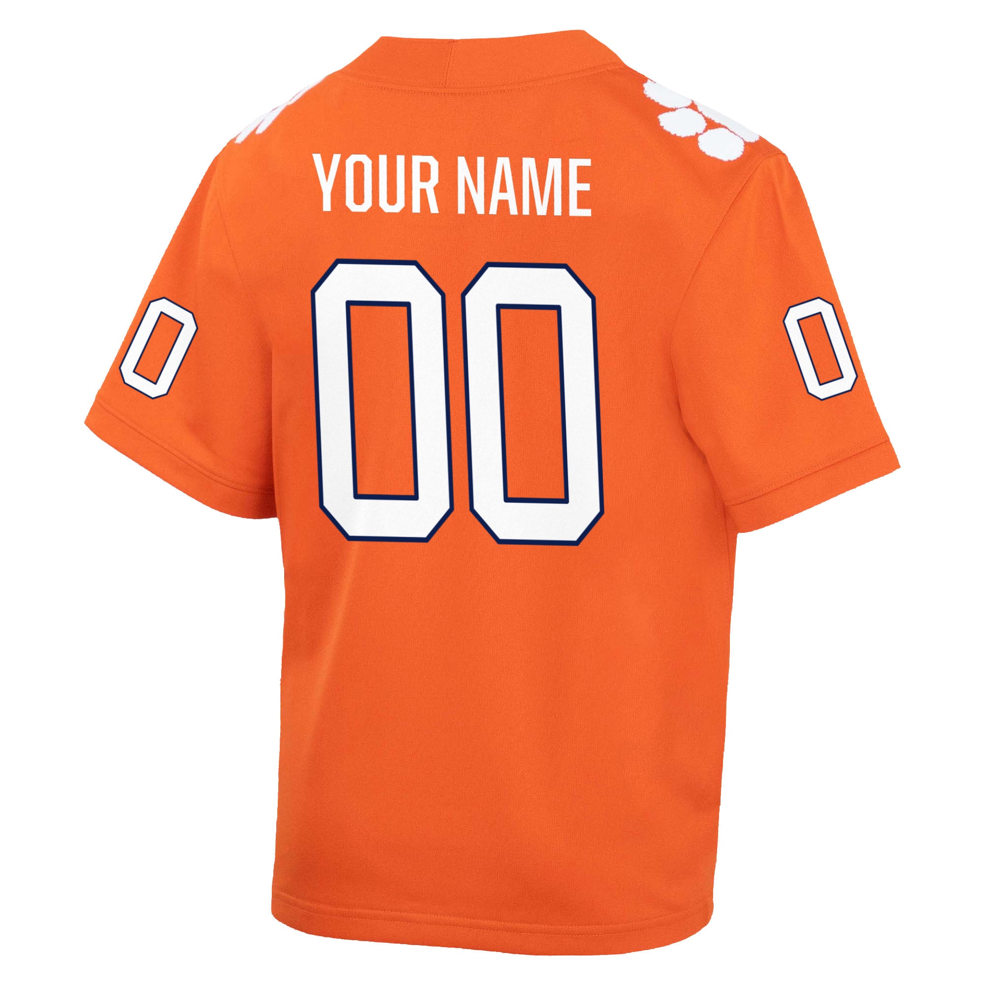 [NJP] Clemson Tigers Youth Custom Game Jersey - Orange