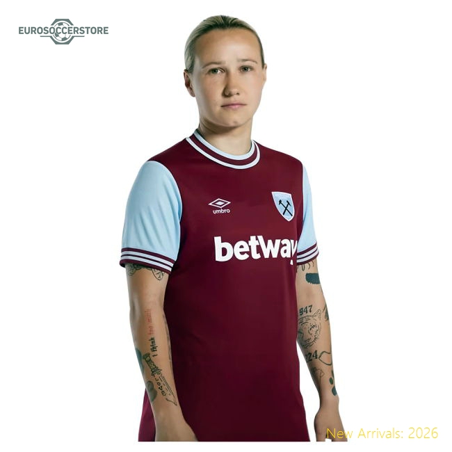 West Ham Elegant Womens Jersey Advanced Textile Comfortable