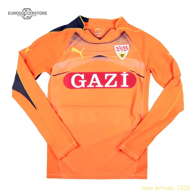 Authentic Vfb Stuttgart 2010-11 Gk Home Long Sleeve Shirt (S) (#1)
