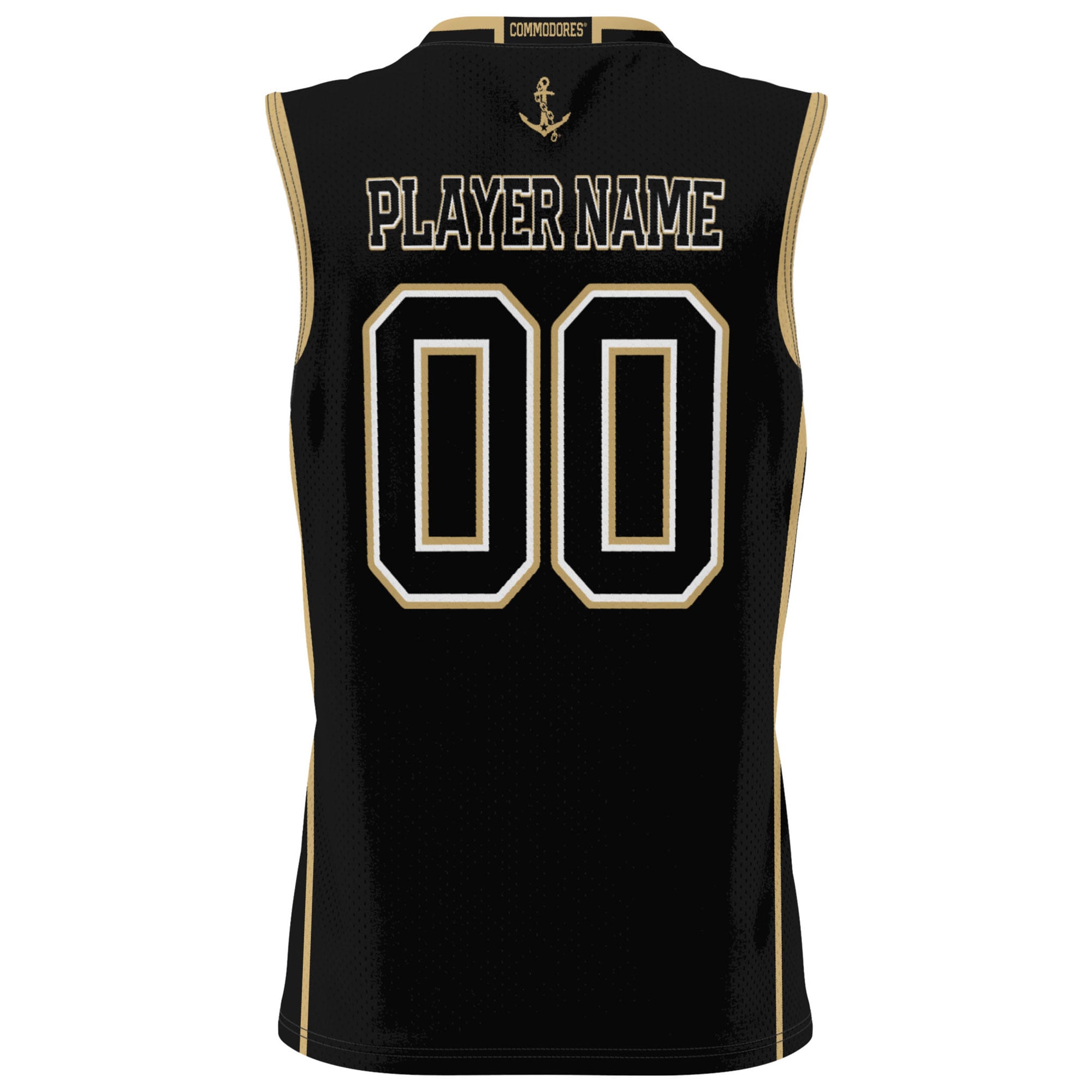 [NJP] Vanderbilt Commodores GameDay Greats NIL Pick-A-Player Men's Basketball Jersey - Black