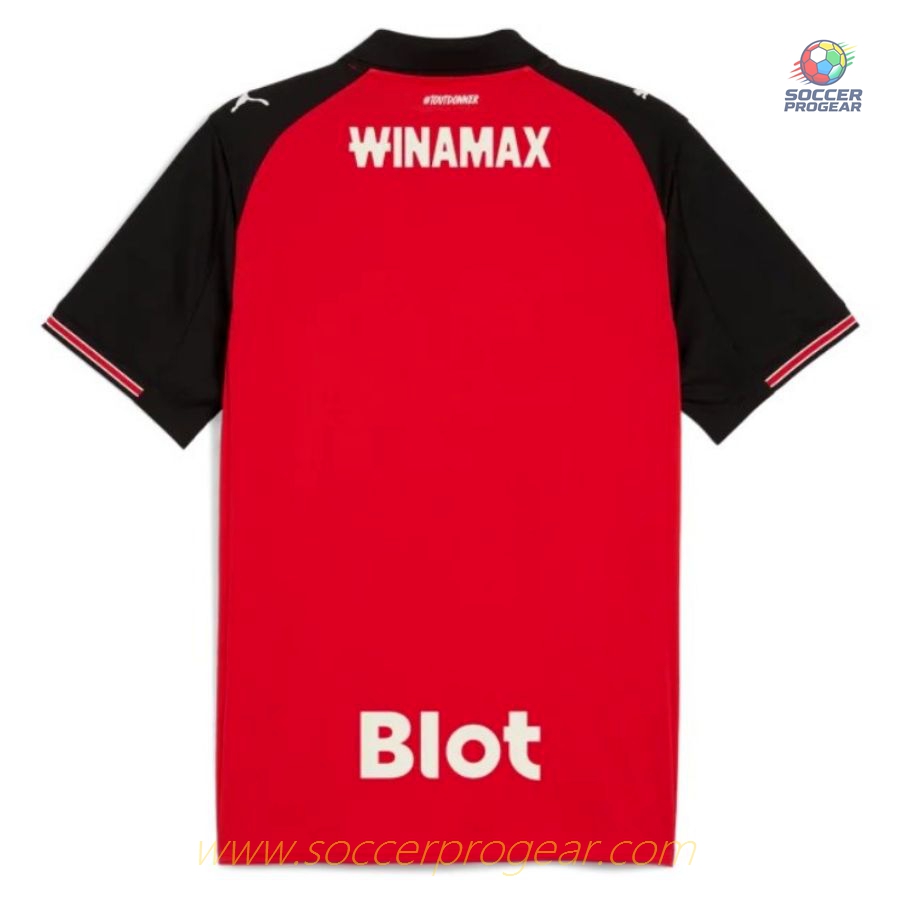 Stade Rennais Home Youth' Soccer Team Shirt 2025-2026