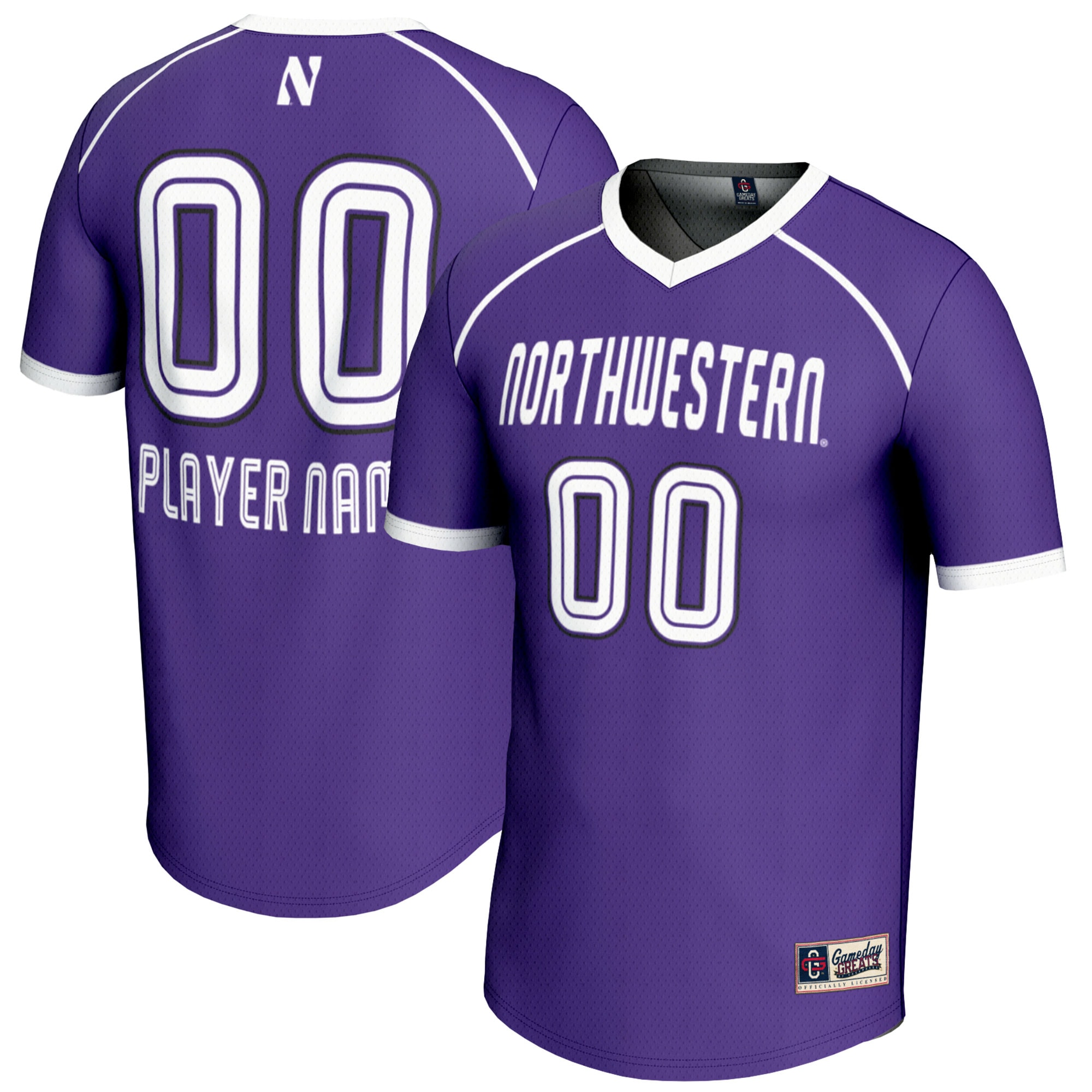 [NJP] Northwestern Wildcats GameDay Greats Unisex NIL Pick-A-Player Women's Lacrosse Lightweight Jersey - Purple