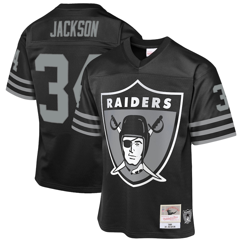 None Bo Jackson Champion LV Raiders Authentic Jersey for NFL Fans