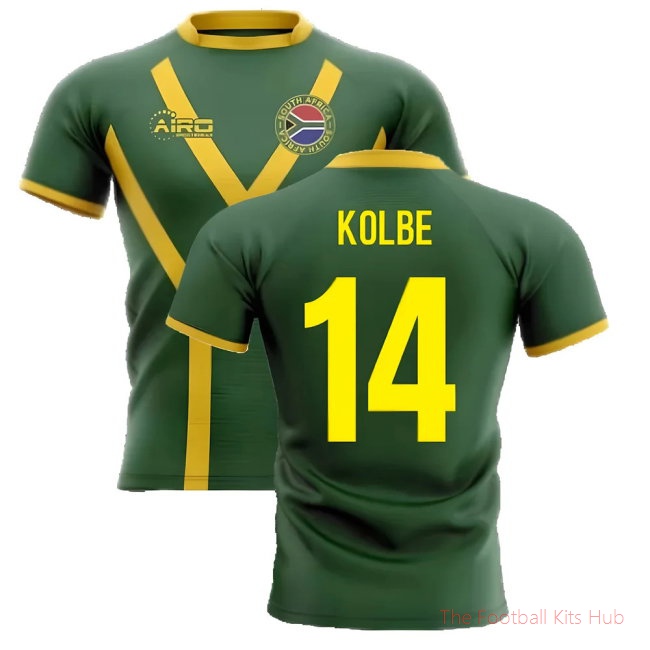 [EFS] 2025/26 South Africa Springboks Flag Rugby Shirt (Kolbe 14)