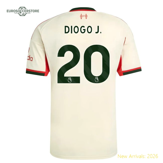 2025-2026 Liverpool Kids Child-friendly Diogo J. Jersey Dri-fit