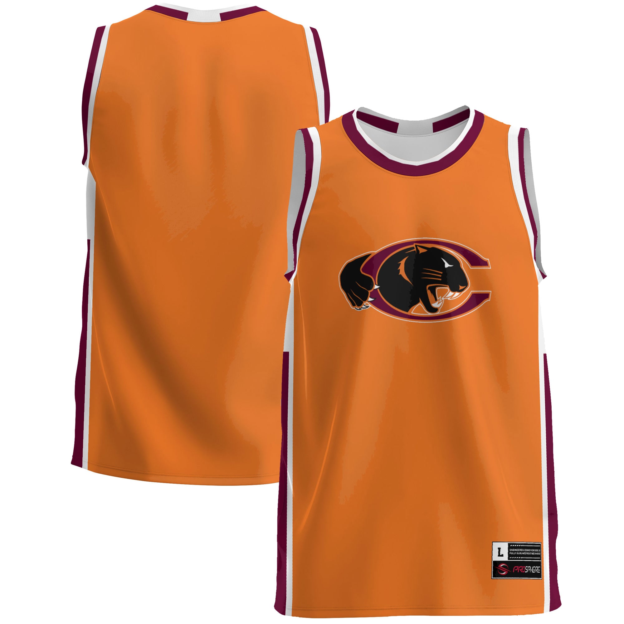 [NJP] Claflin Panthers GameDay Greats Lightweight Basketball Jersey - Maroon
