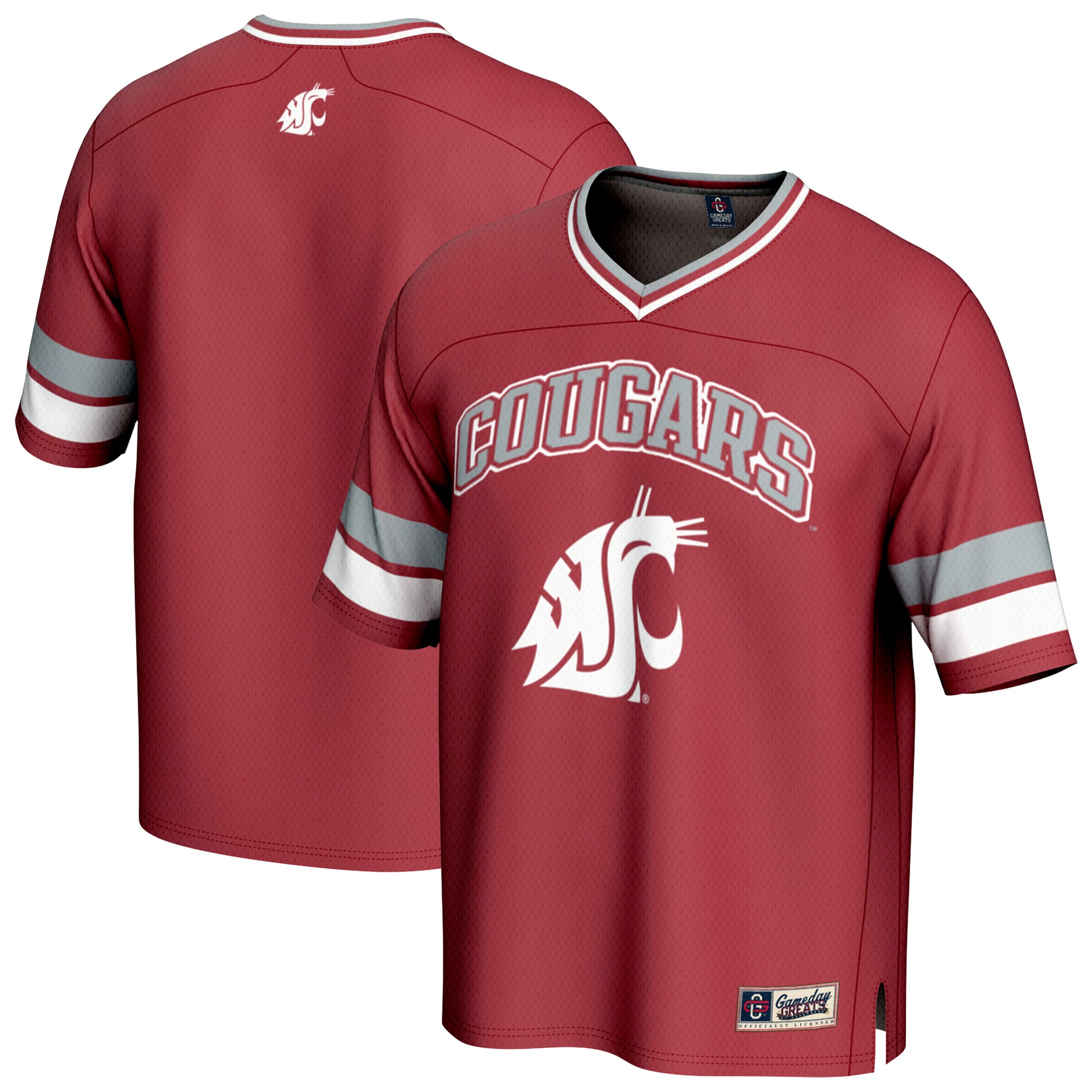 [NJP] Women's Washington State Cougars GameDay Greats Spirit Football Jersey - Crimson