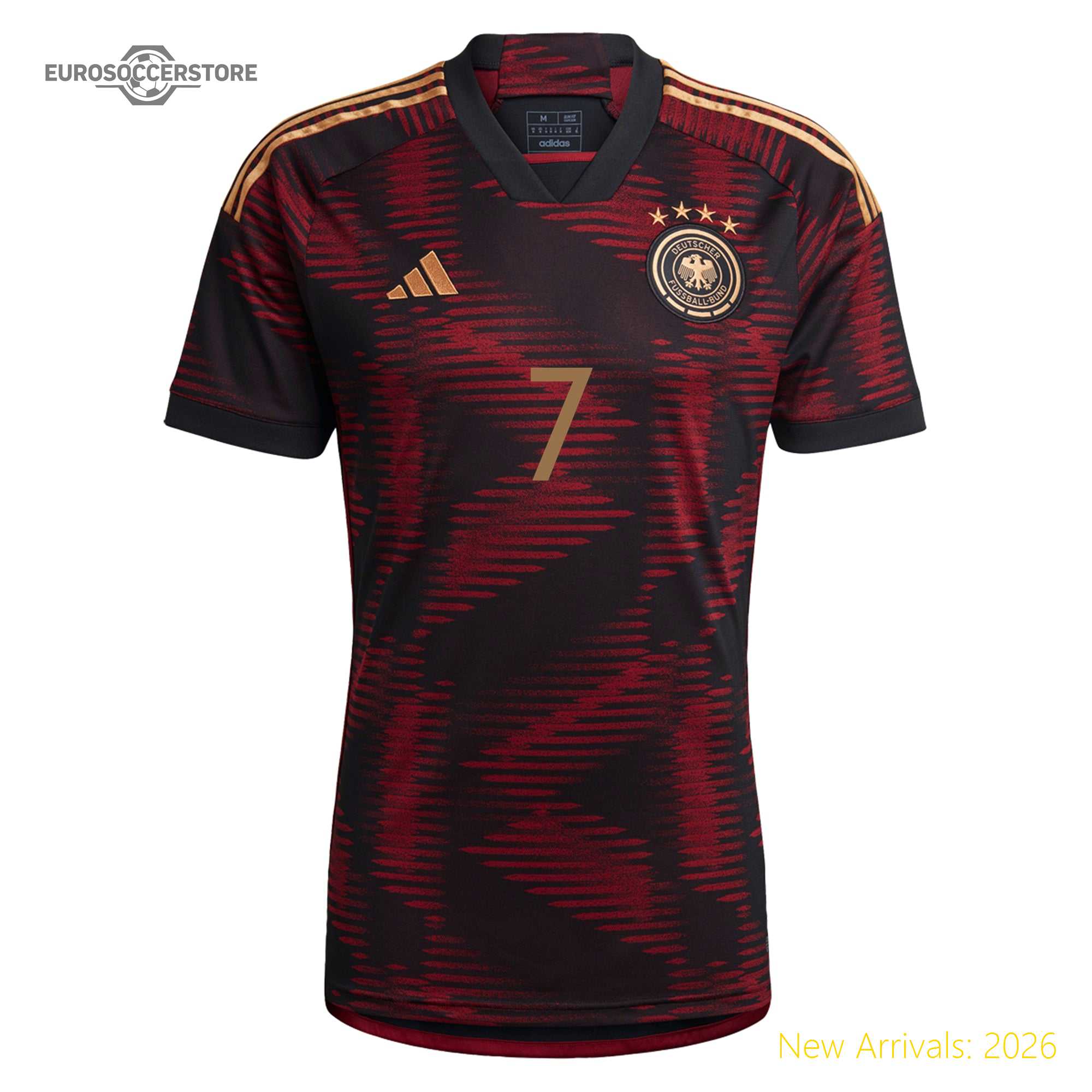 Fashionable Iconic Design Kids Ger Team Durable Away Jersey 2022
