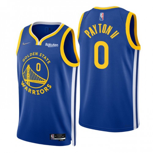 Gold GSW State Warriors #0 Nike Retro Jersey Premium Quality