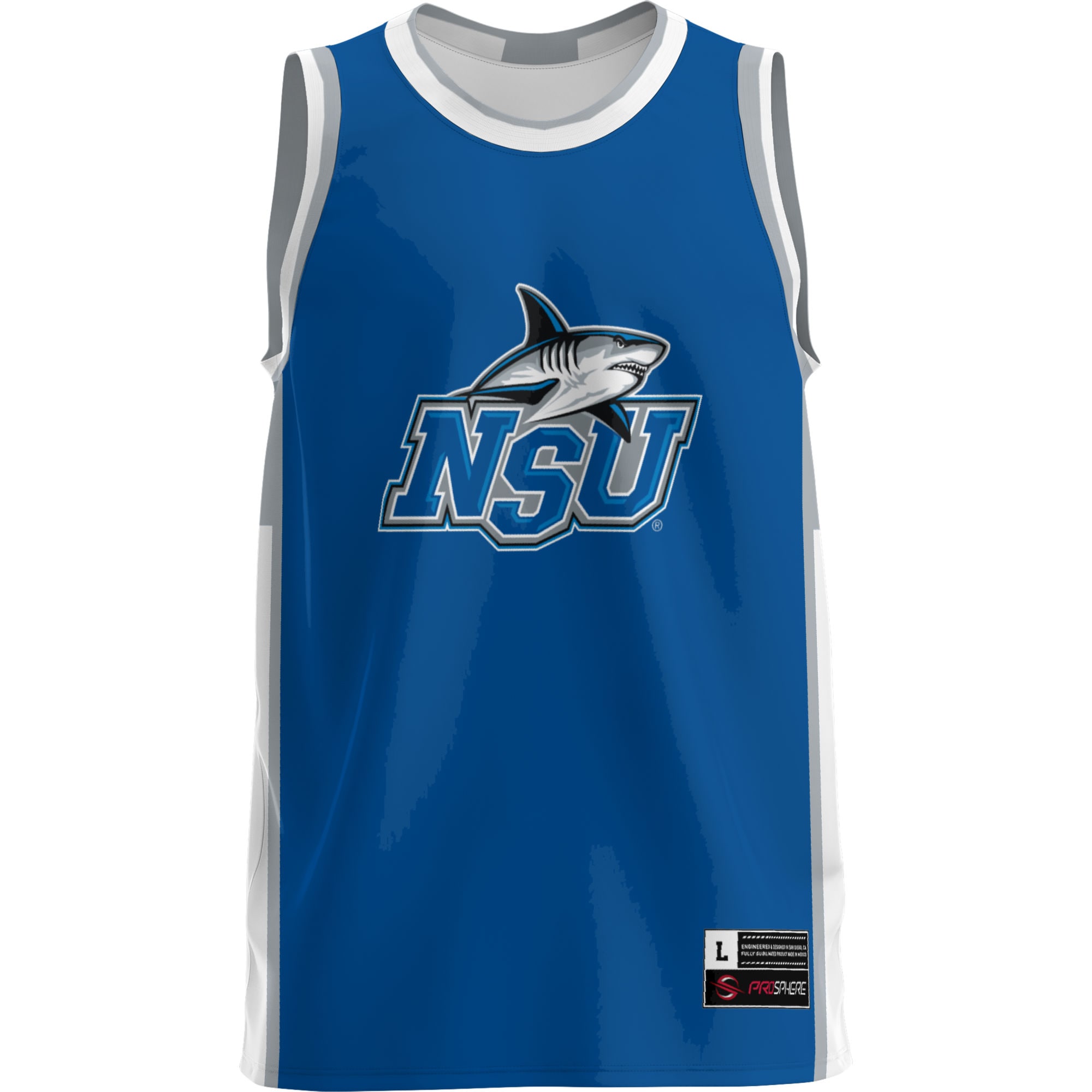 [DDG] Nova Southeastern Sharks GameDay Greats Lightweight Basketball Jersey - Blue