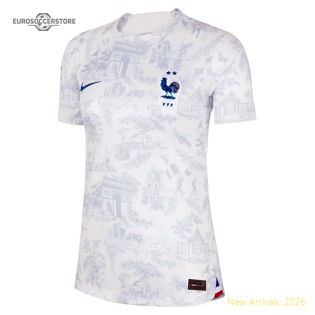 Top France 2022-2023 Official Away Shirt Contemporary Comfort
