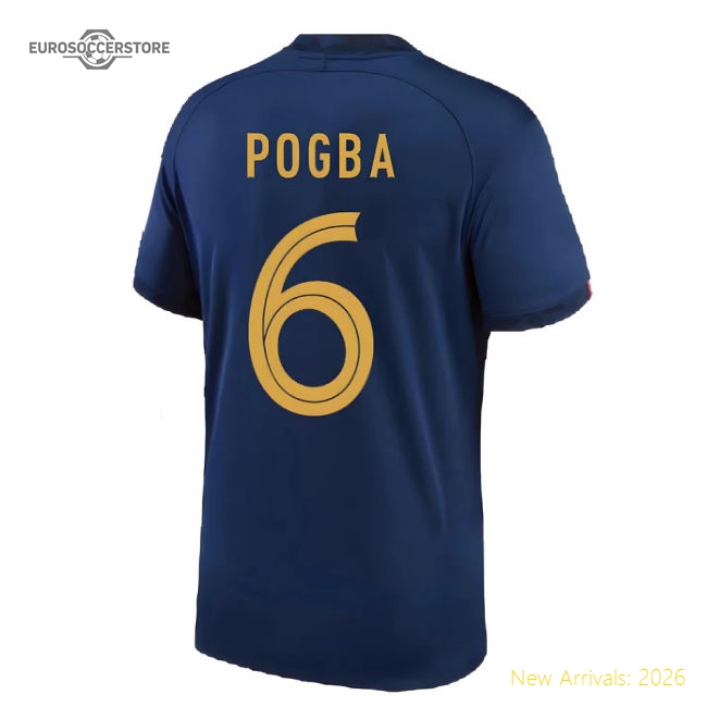 Genuine France 2022-2023 Official Home Jersey Slim Temperature-control