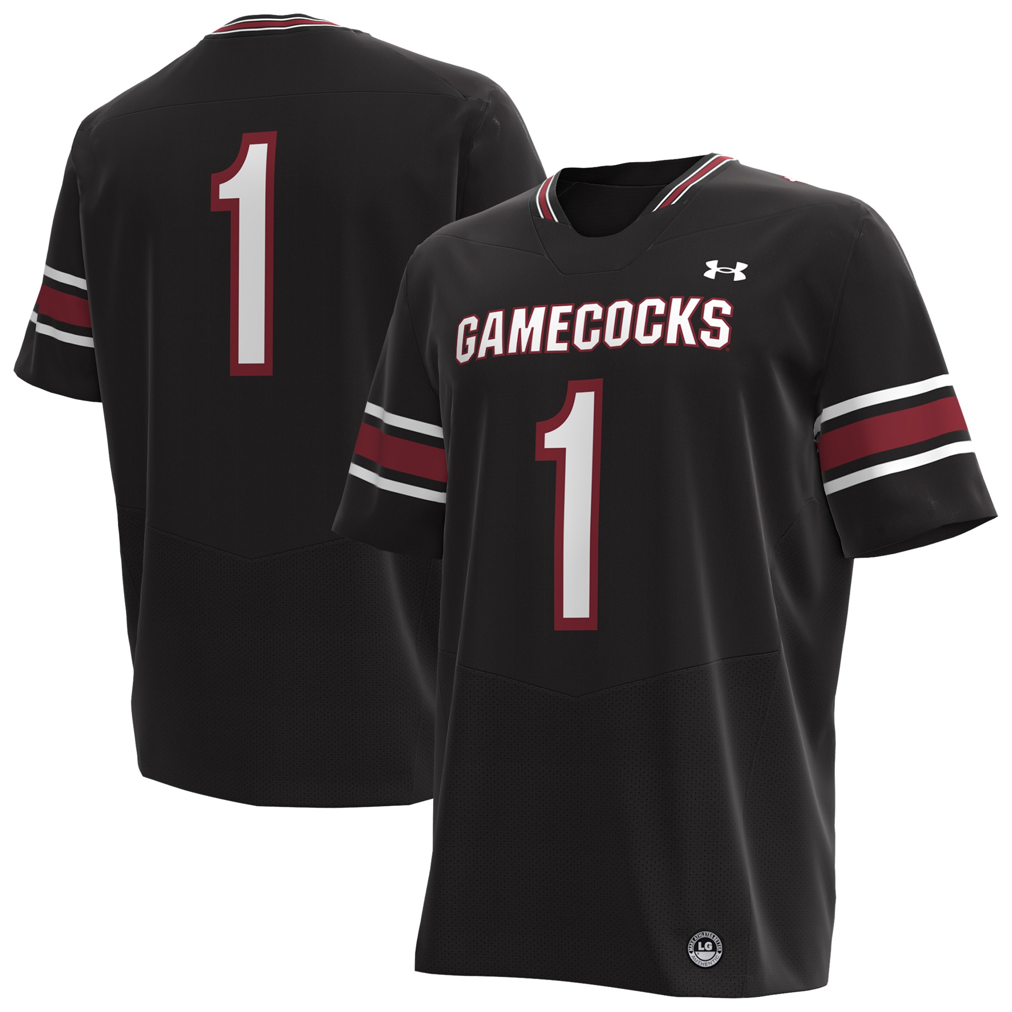 South Carolina Gamecocks #1 Football Jersey - Black | Stadium Series 2026