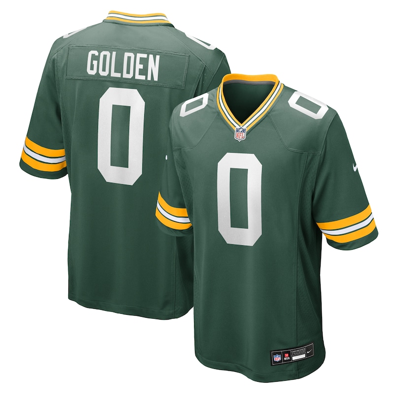 None Matthew Golden GB Packers Vintage Official Jersey Football Appare