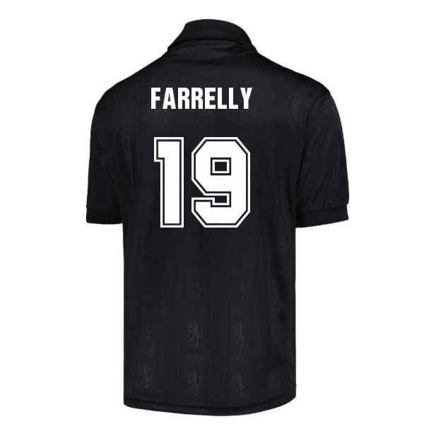 Aston Villa 1996 Black Out Retro Shirt (Farrelly 19)