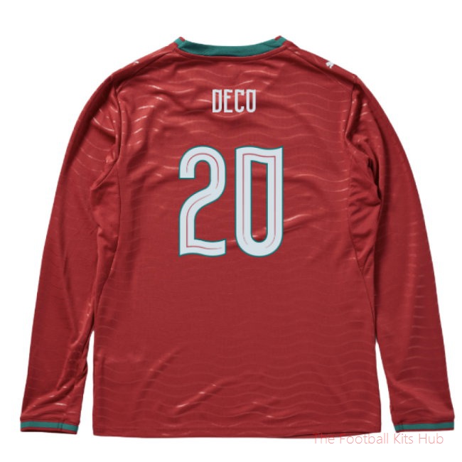 [EFS] 2026/27 Portugal Long Sleeve Home Shirt (Deco 20)